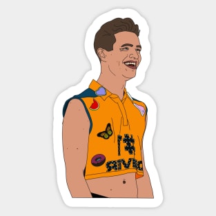 Lando Norris - Crop Top Sticker